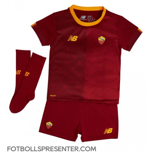 AS Roma Lorenzo Pellegrini #7 Hemmatröja Barn 2022-23 Kortärmad (+ korta byxor)